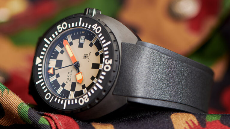 Doxa Unveils Limited-Run Army Watches Of Switzerland Edition Watch