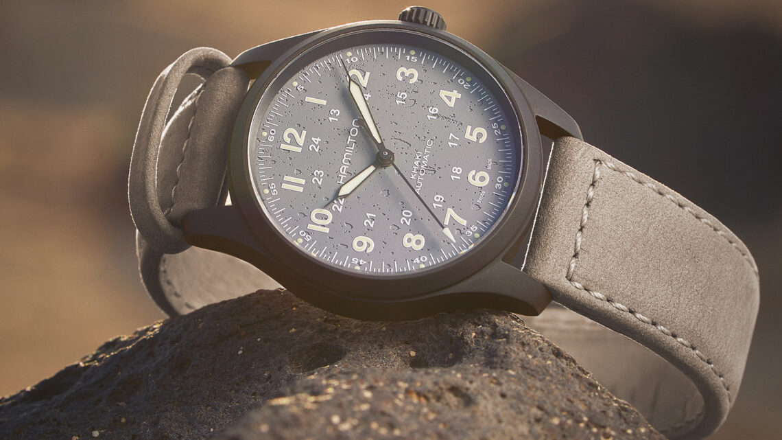 Hamilton Debuts New 38mm Khaki Field Titanium Automatic Watches ...