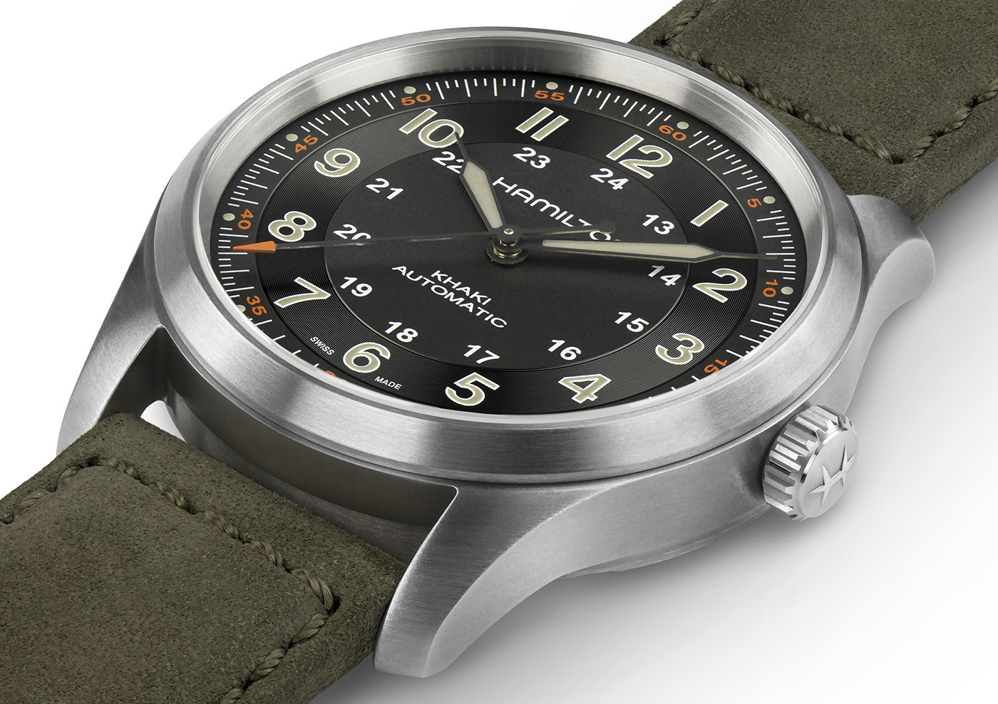 Hamilton Debuts New 38mm Khaki Field Titanium Automatic Watches 