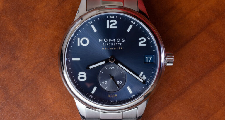 Watch Review: Nomos Club Sport Neomatik 42 Date Blue