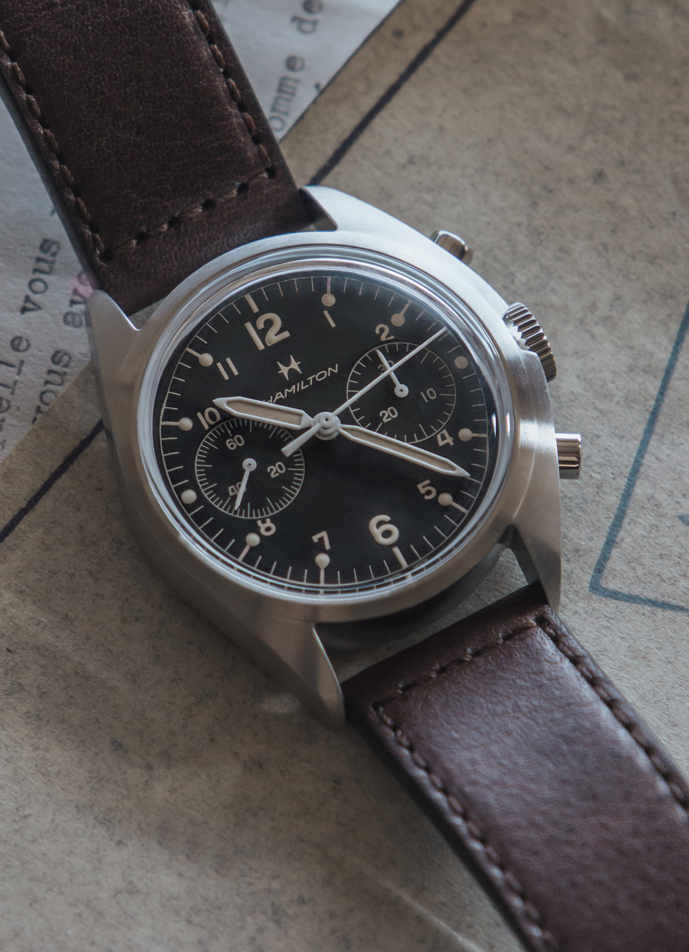 Hamilton Debuts Khaki Pilot Pioneer Mechanical Chronograph Watch  aBlogtoWatch
