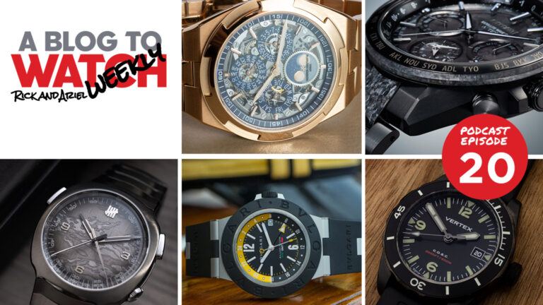 aBlogtoWatch Weekly: Controversial Collaborations, Excessive Dial Branding, And An Interview With Don Cochrane From Vertex Watches