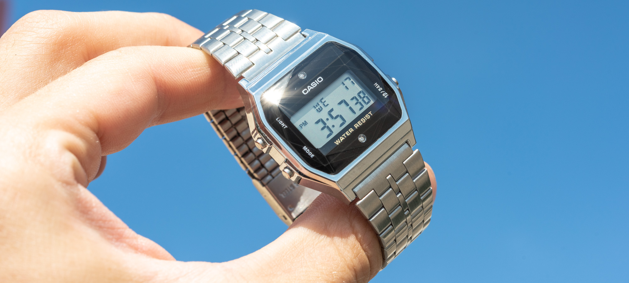 Casio A159WAD-1D Watch Review: Buy The Cheapest-Ever Diamond-Set Watch? |