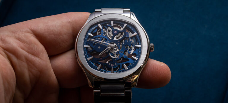 Hands-On: Piaget Polo Skeleton Watch In Blue