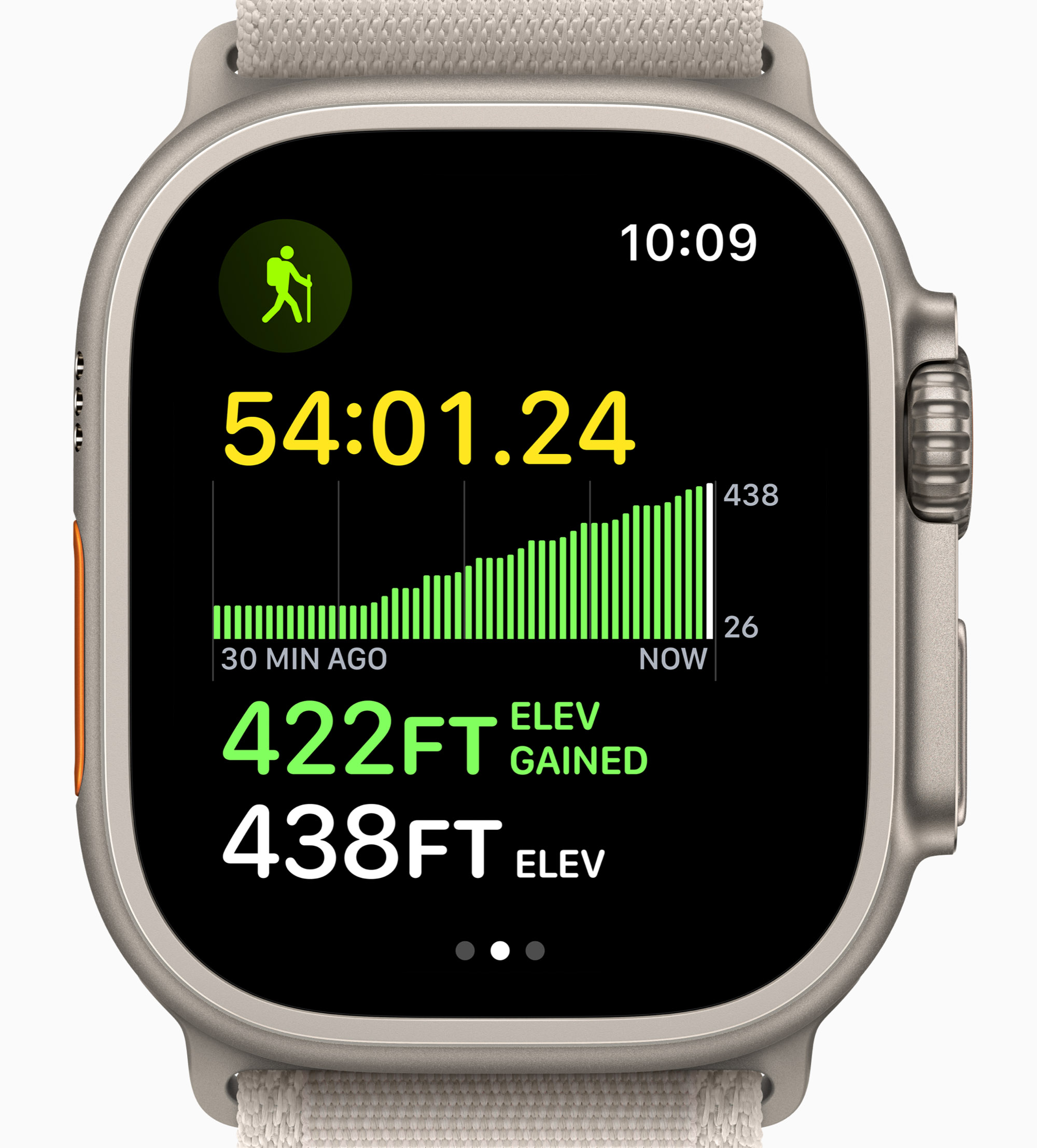Apple Watch Ultra mountaineering