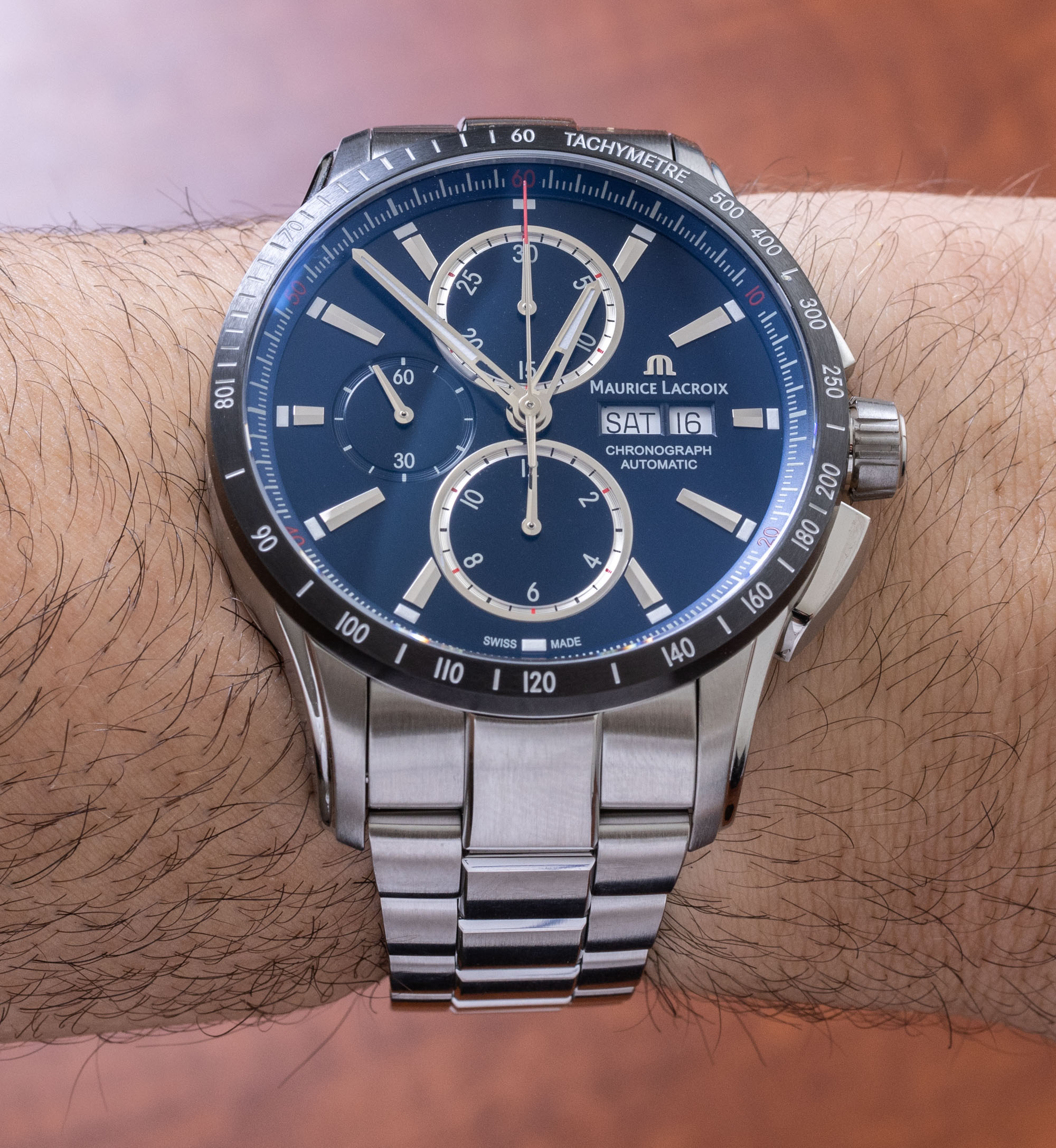 Chronograph Lacroix S Watch 43mm aBlogtoWatch Maurice PONTOS Review: |