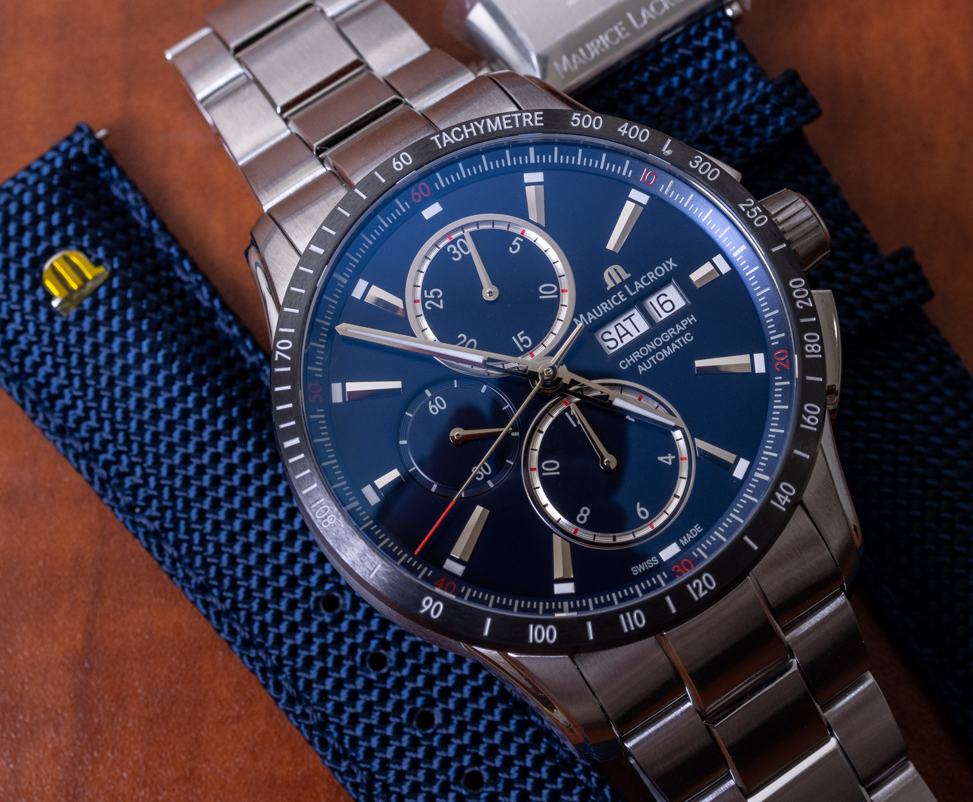 PONTOS | Watch Chronograph Review: aBlogtoWatch Lacroix Maurice 43mm S