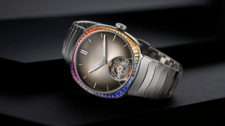 H. Moser & Cie. Unveils Streamliner Tourbillon Rainbow Watches