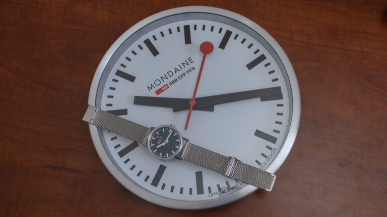 Hands-On: Mondaine Stop2Go WiFi Wall Clock & 40mm Classic Wristwatches