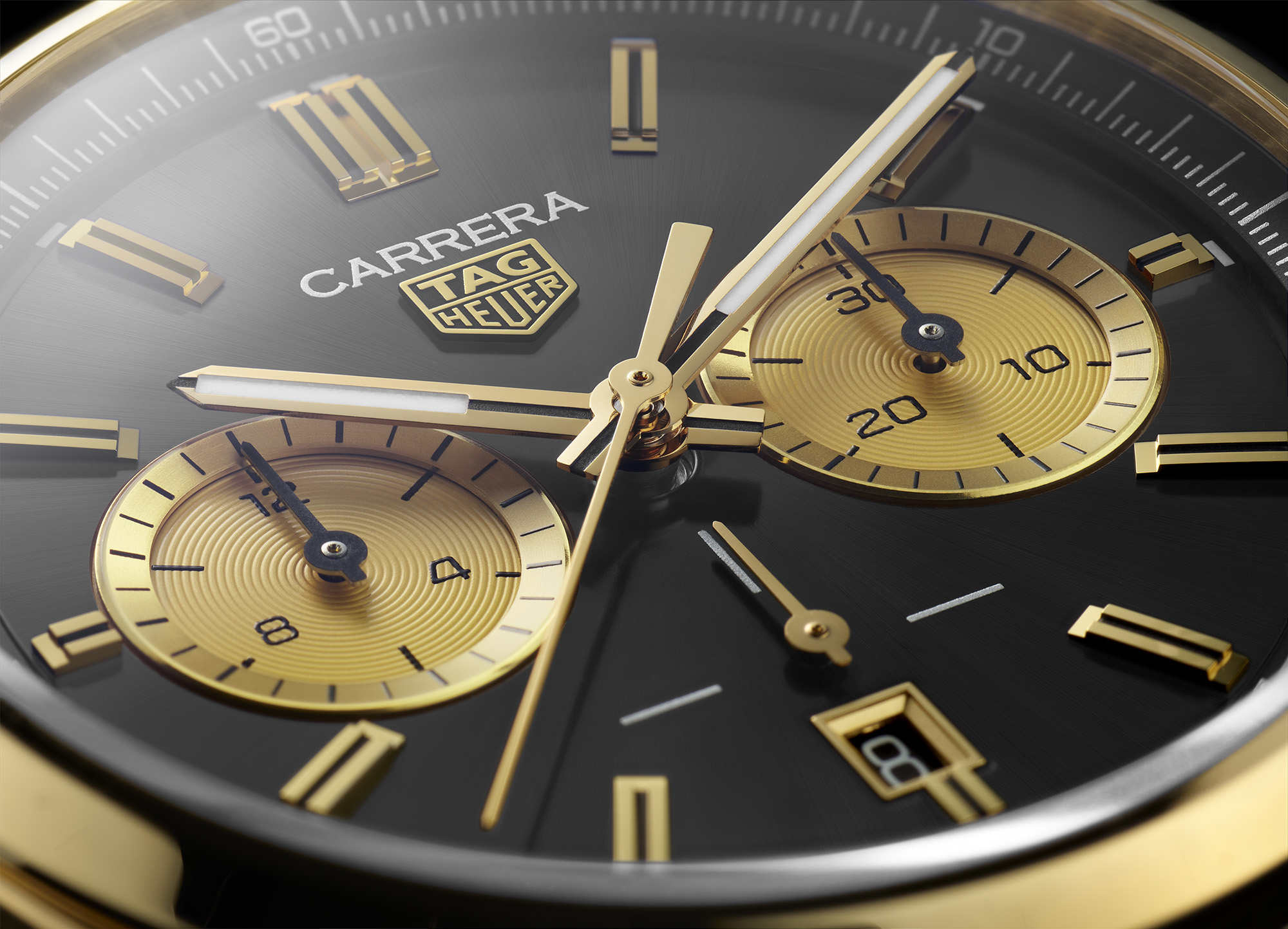 TAG Heuer Unveils Carrera Chronograph Watch In Black And Gold | aBlogtoWatch