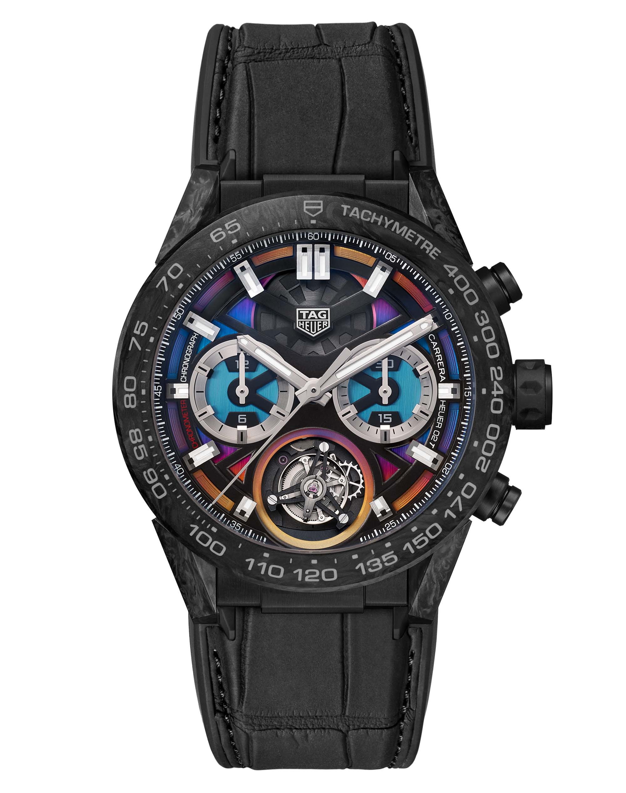 Illusie jaloezie Ongrijpbaar TAG Heuer Unveils The Carrera Chronograph Tourbillon Polychrome Watch |  aBlogtoWatch