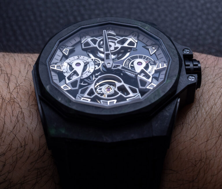 Hands-On: Corum Admiral 45 Openworked Automatic Luminescent Carbon Watch