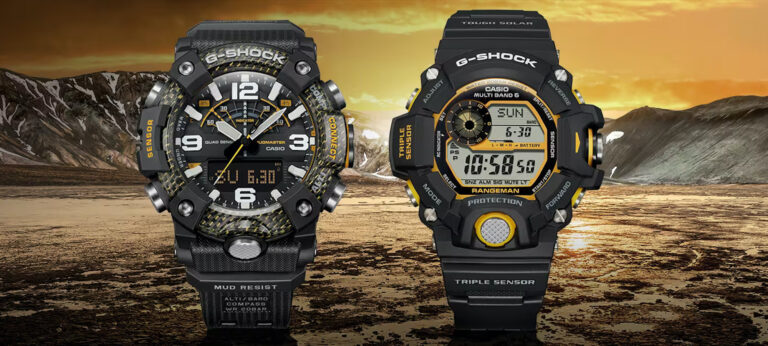 Casio G-Shock Master Of G Yellow Accent Series Watches Debut With GGB100Y-1A & GW9400Y-1