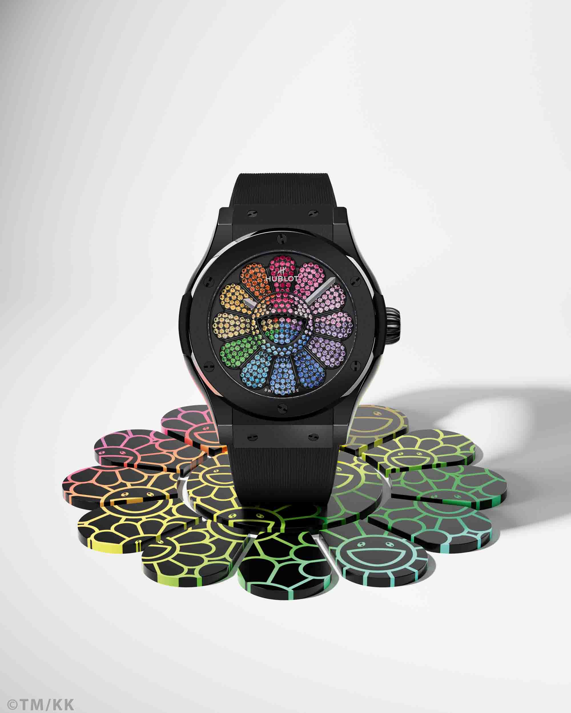 Hublot Debuts New Classic Fusion Takashi Murakami Black Ceramic Rainbow  Watch