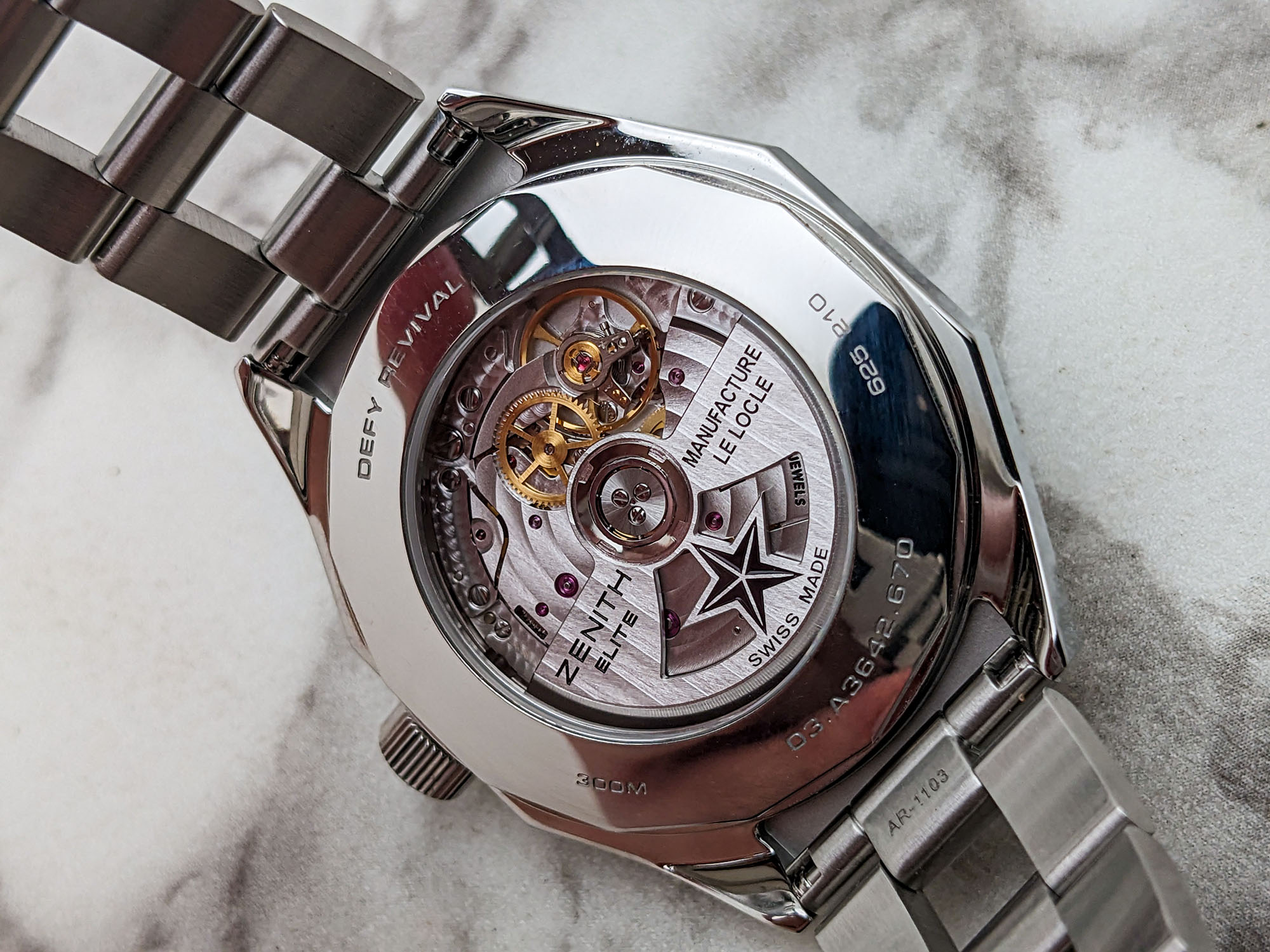 Hands-On - The New Zenith Defy Revival A3691 Burgundy Dial