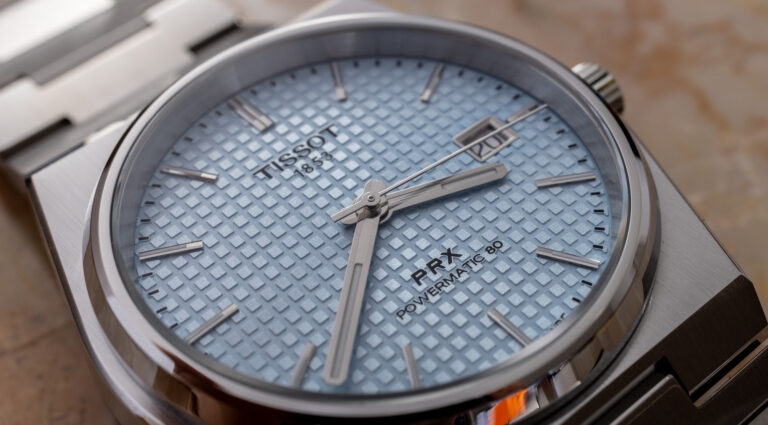 Hands-On: Tissot PRX Powermatic 80 Light-Blue Dial Watch