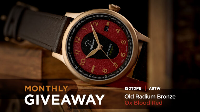 WATCH GIVEAWAY: Isotope Old Radium Bronze Pilot