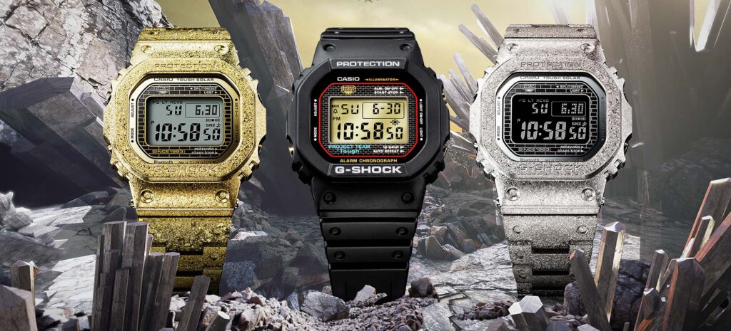 Casio Launches A Trio Of G-Shock 40th Anniversary Recrystallized ...