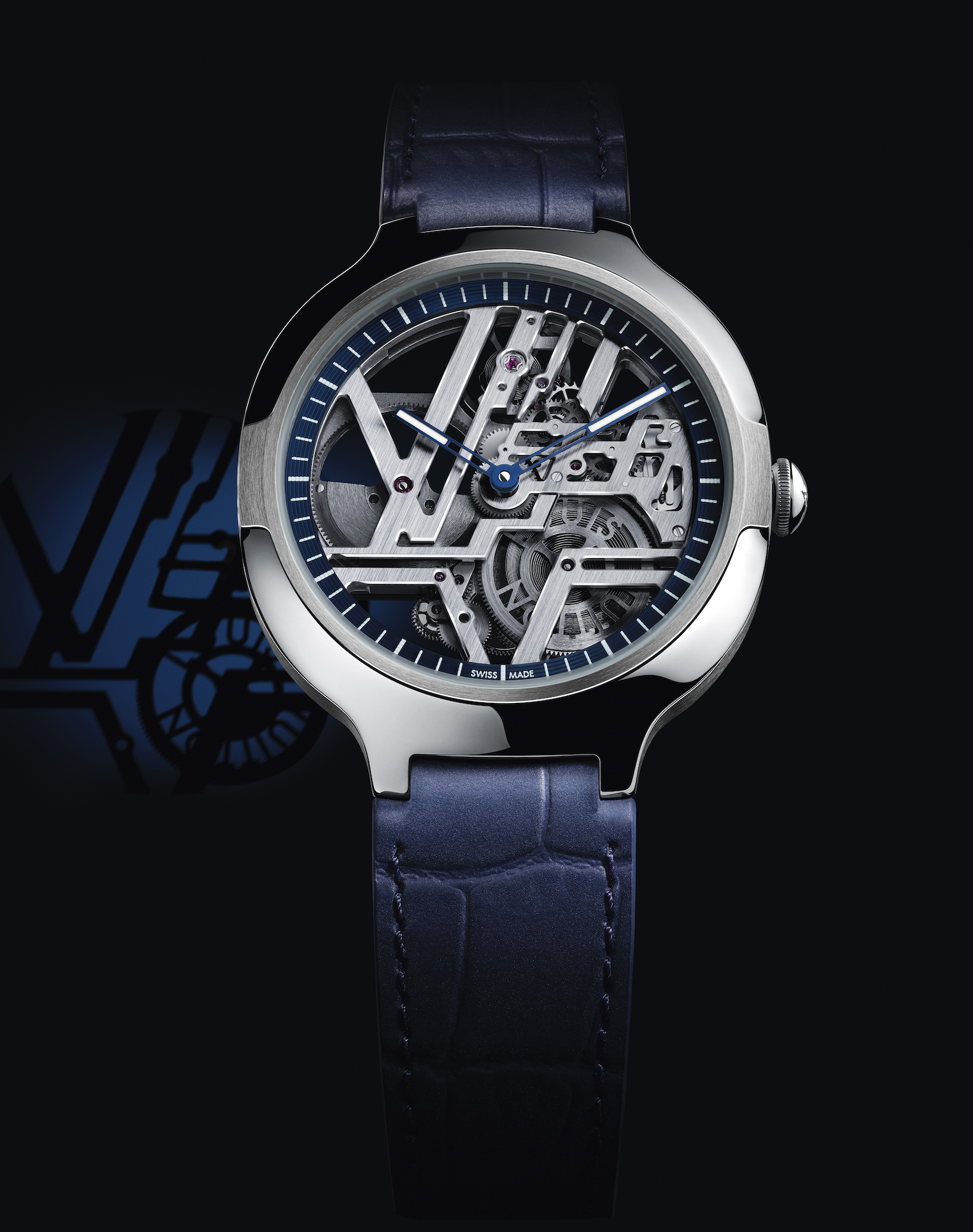 Louis Vuitton Introduces the Voyager Skeleton Watch