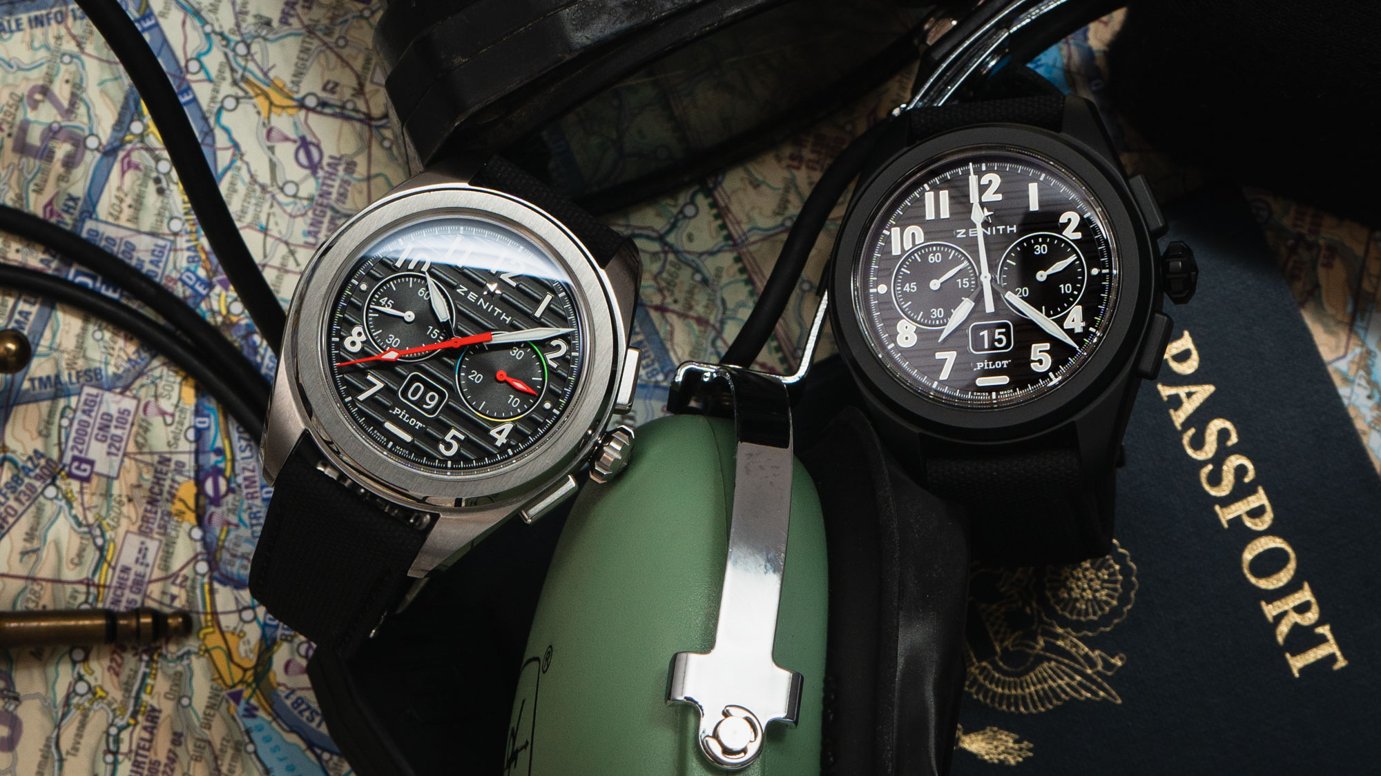 Zenith Pilot Automatic and Zenith Pilot Big Date Flyback