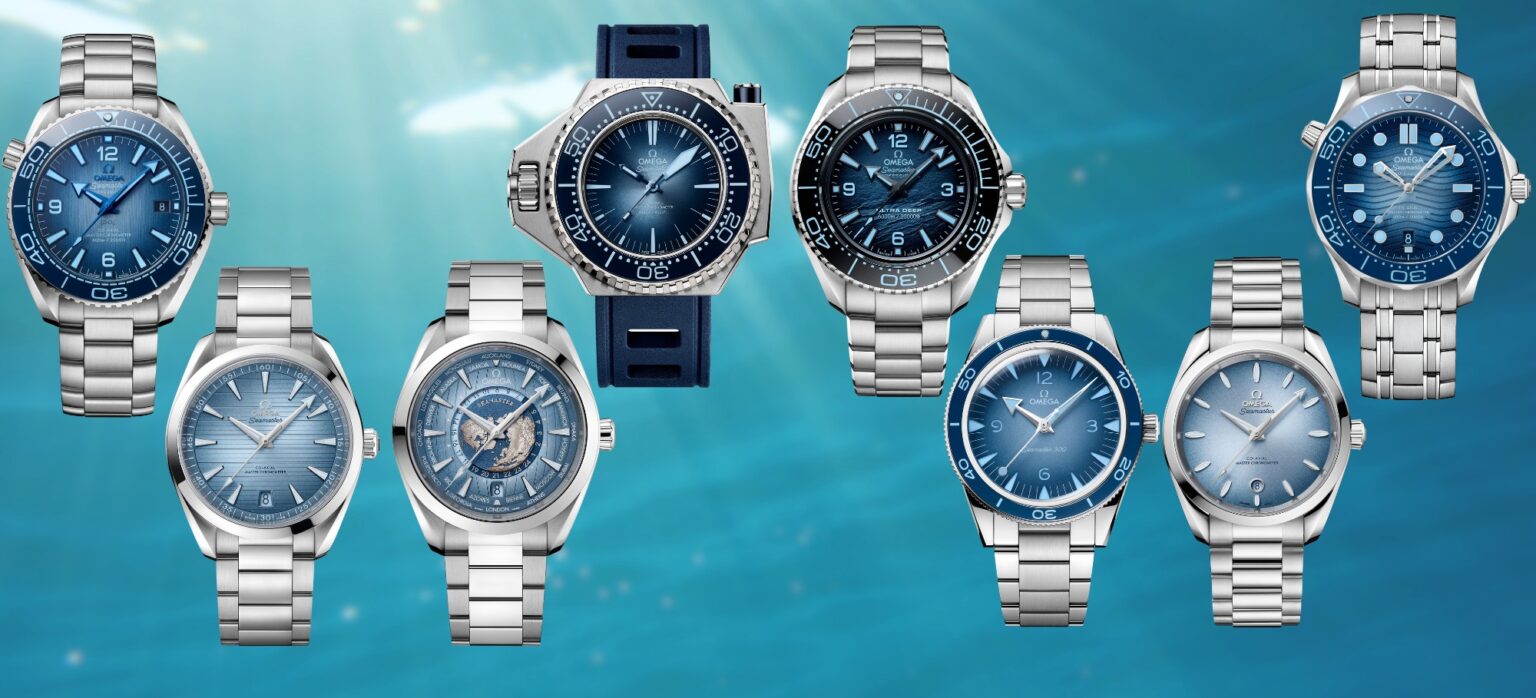 Omega Launches 11 New Seamaster Summer Blue Watches | aBlogtoWatch