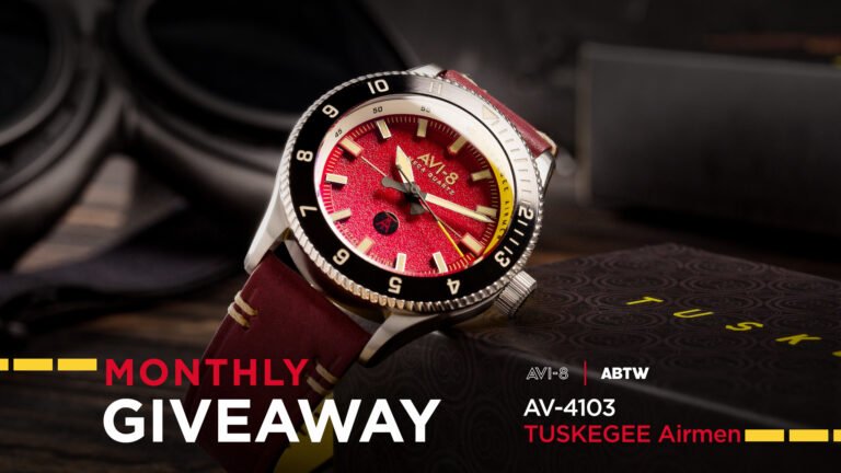 aBlogtoWatch AVI-8 Flyboy Tuskegee Airmen Meca-Quartz Limited-Edition Watch Giveaway Winner Announced; Enter Now To Win In Our Holgar And Citizen Giveaways
