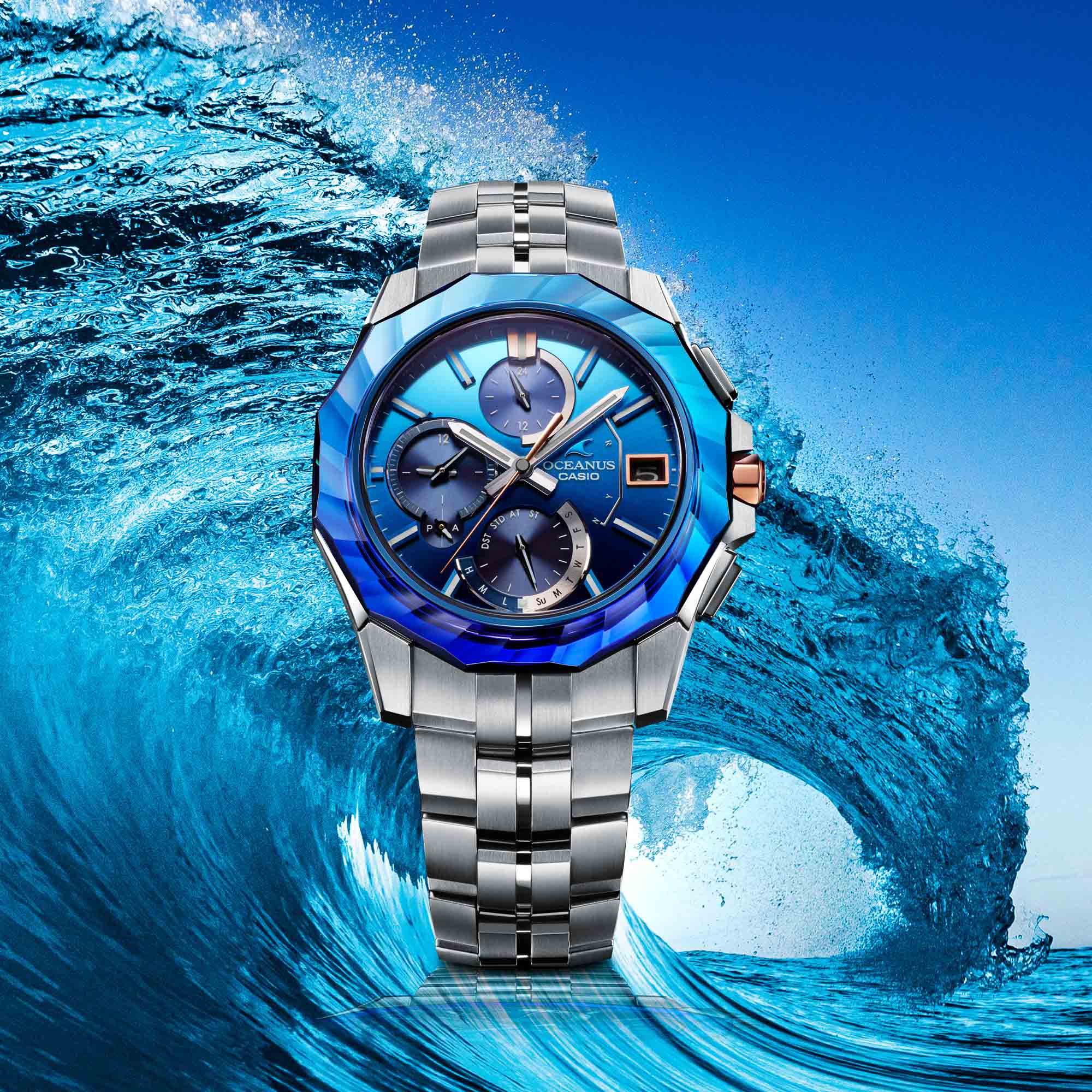 New Release: Casio Oceanus Manta Watches With Sapphire