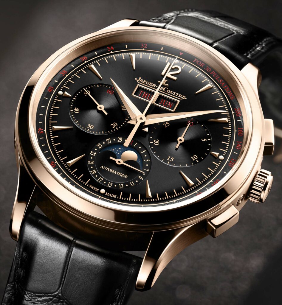 Jaeger-LeCoultre Master Control Chronograph Calendar Watch In Pink Gold ...