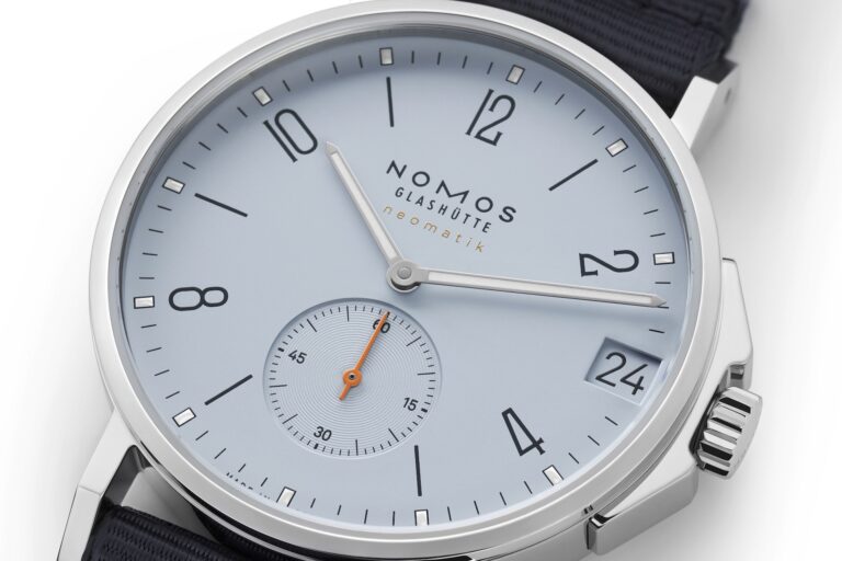 Splash Into Summer With Two New NOMOS Ahoi Neomatik Date Watches In Sand And Sky