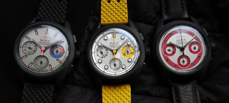 New Release: Bravur Completes The Grand Tour III Chronograph Watches Collection