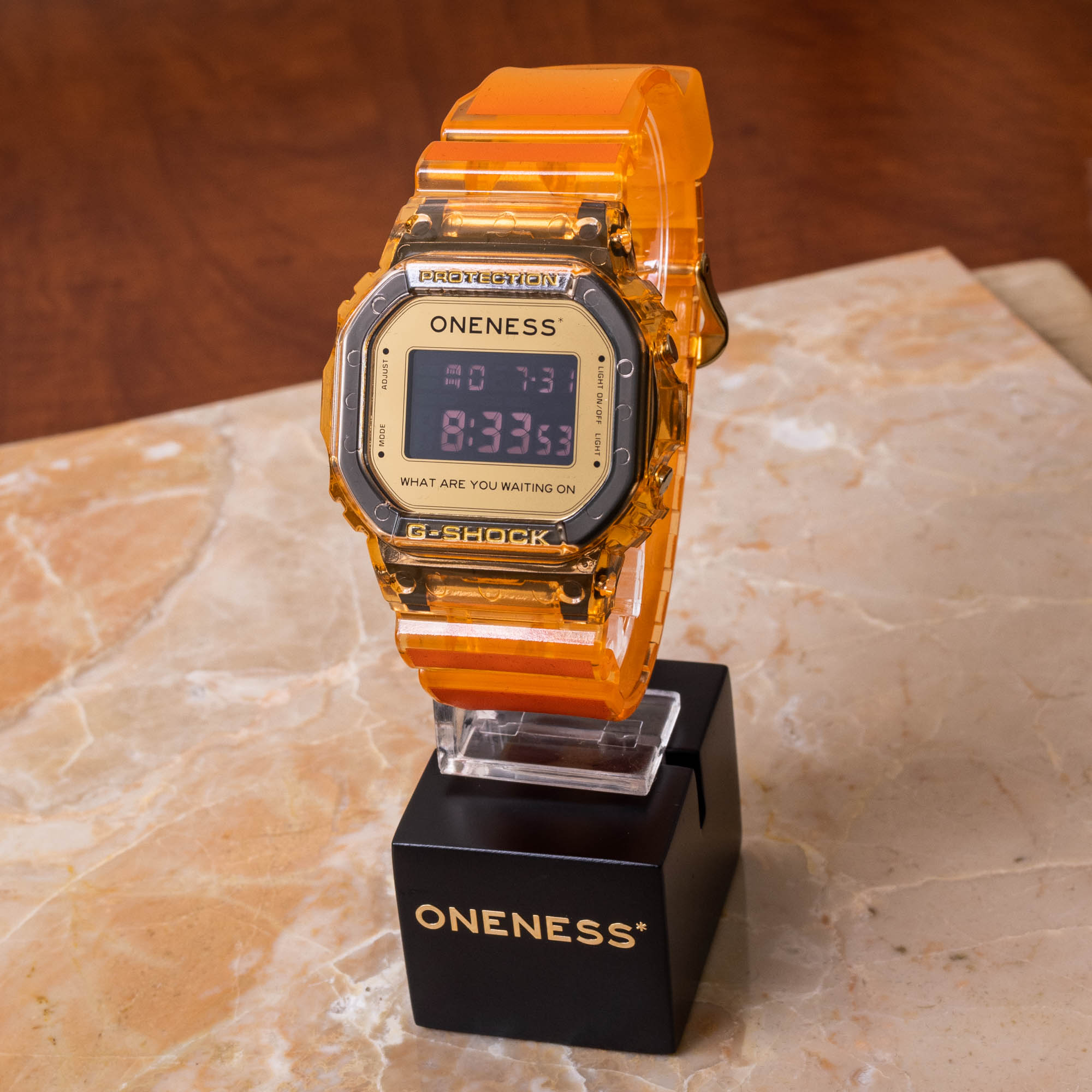Casio G-Shock Oneness Kentucky Bourbon Watch Review DW5600ONS234 –  StrapHabit