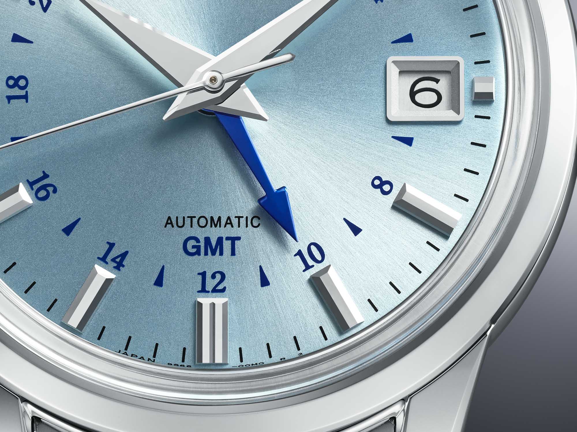 Grand Seiko Launches Two New GMT Models with Baby Blue Dials