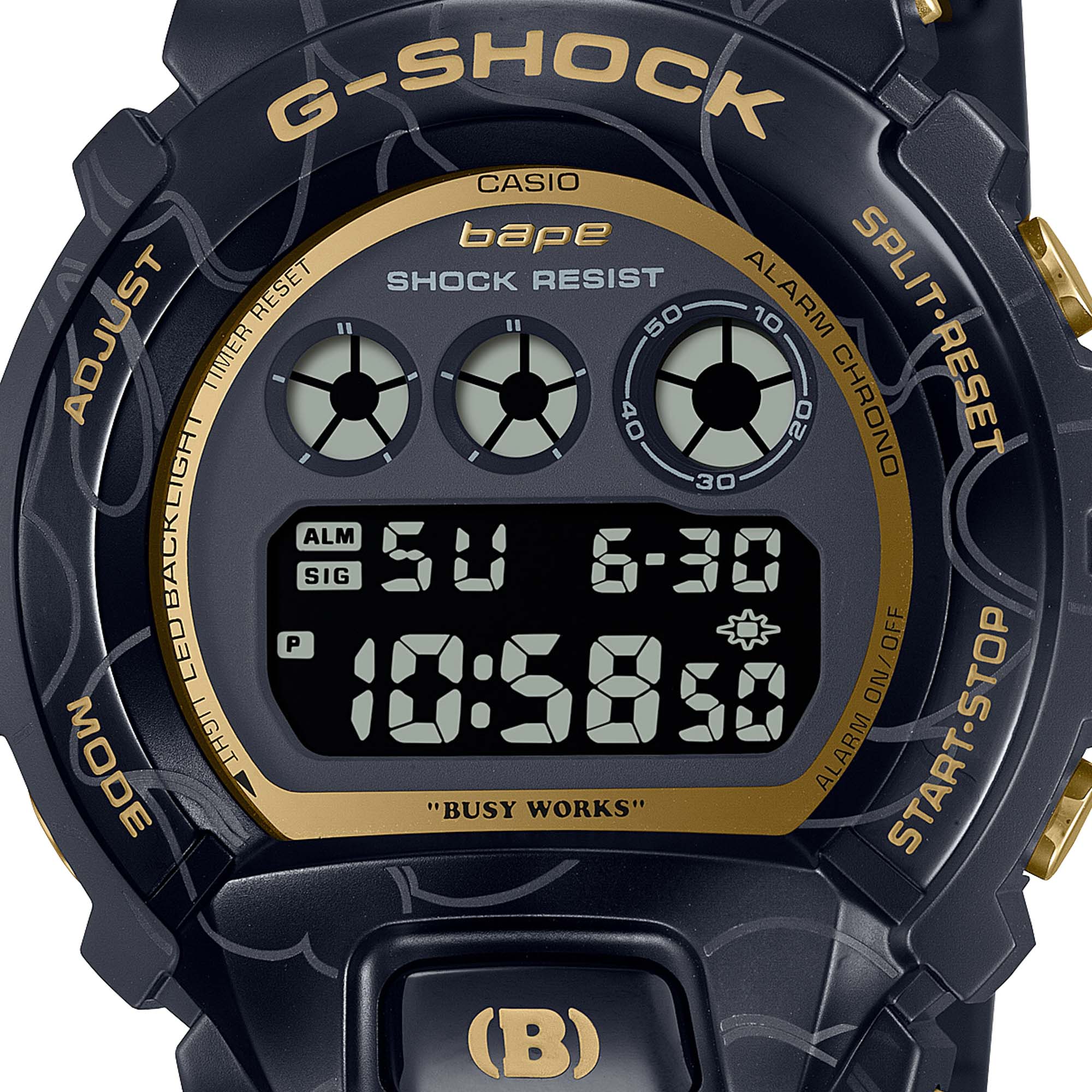 New Release: Casio G-Shock X A Bathing Ape GM-6900BAPE-1 Watch 