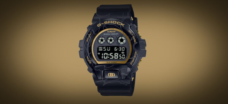 New Release: Casio G-Shock X A Bathing Ape GM-6900BAPE-1 Watch