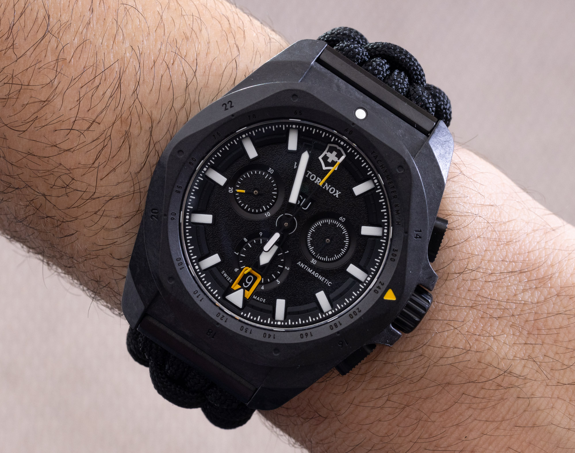 Hands-On: Victorinox I.N.O.X. Chronograph In Black Carbon