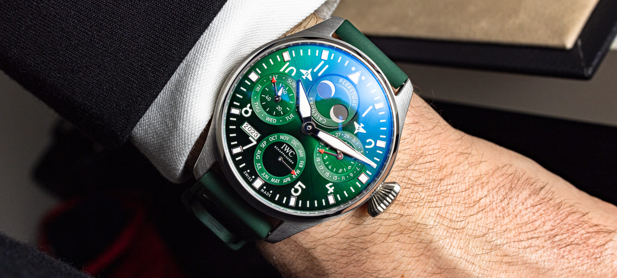 IWC Big Pilot's Watch Perpetual Calendar Green IW503608
