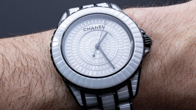 Hands-On: Chanel J12 White Star Couture Watch With Diamond Siding