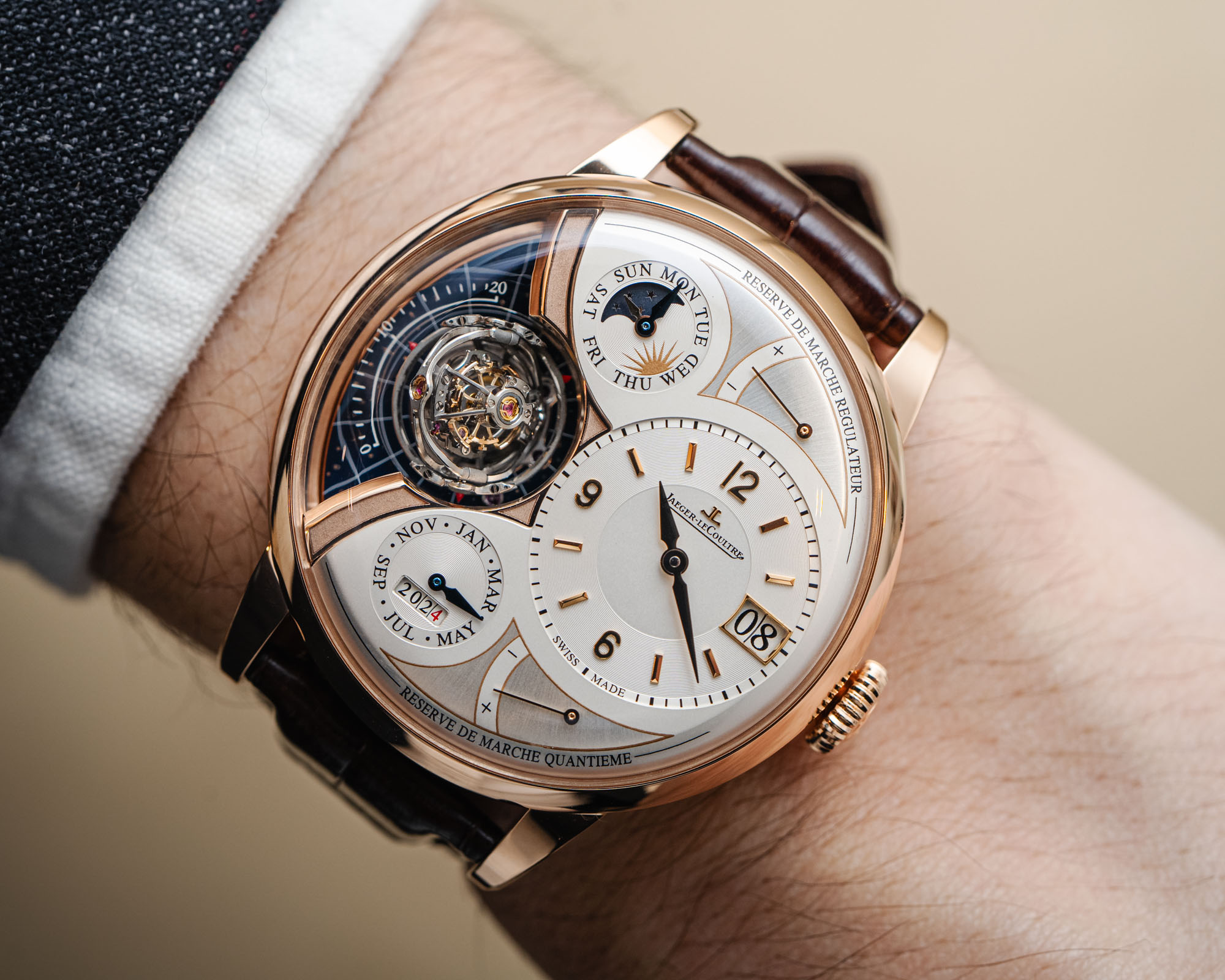 Hands-On: Jaeger-LeCoultre Duometre Heliotourbillon Perpetual Watch ...