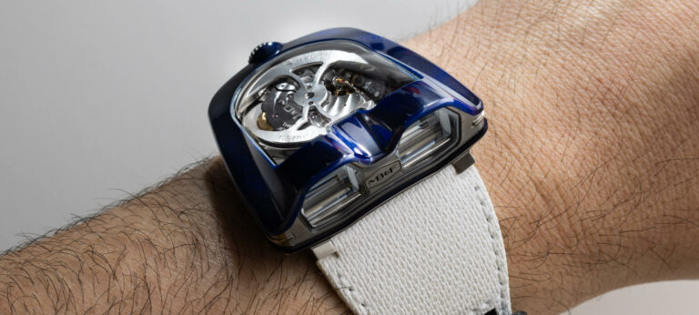 Hands-On Debut: MB&F HM8 Mark 2 Blue Watch