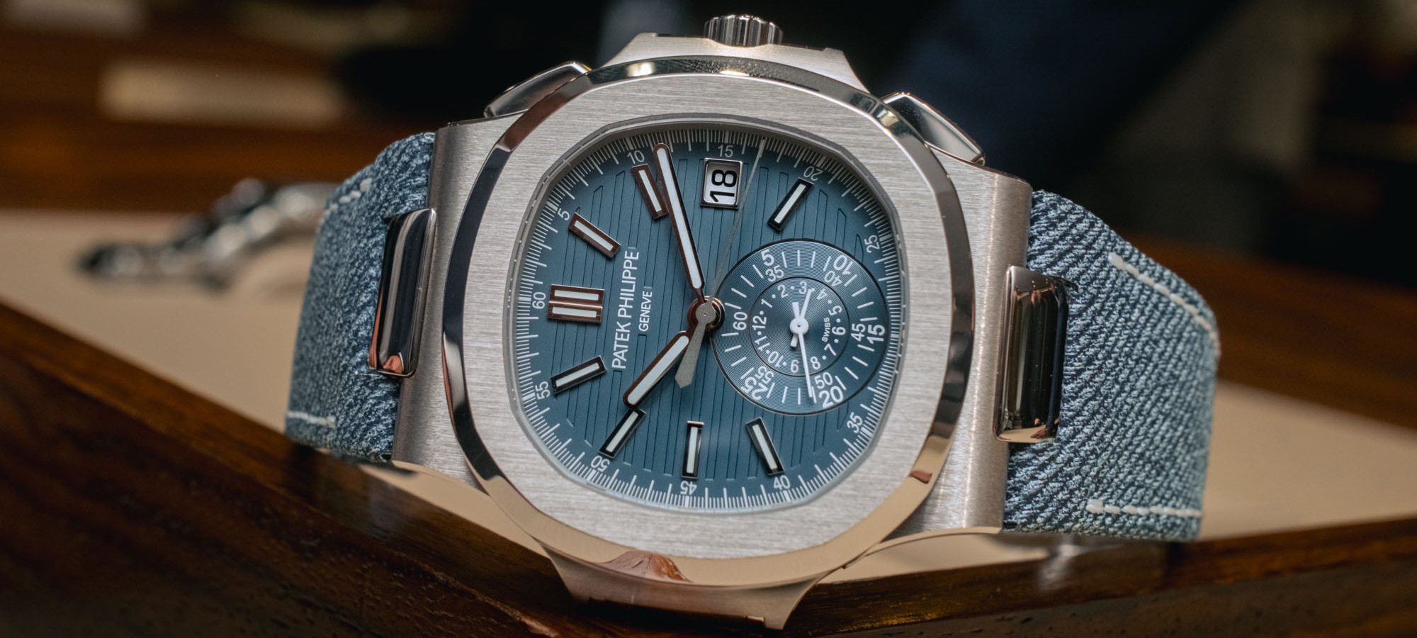 Hands-On: Patek Philippe Nautilus Flyback Chronograph Reference 5980/60G-001 Watch | aBlogtoWatch